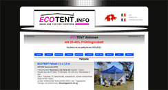 Desktop Screenshot of ecotent.info